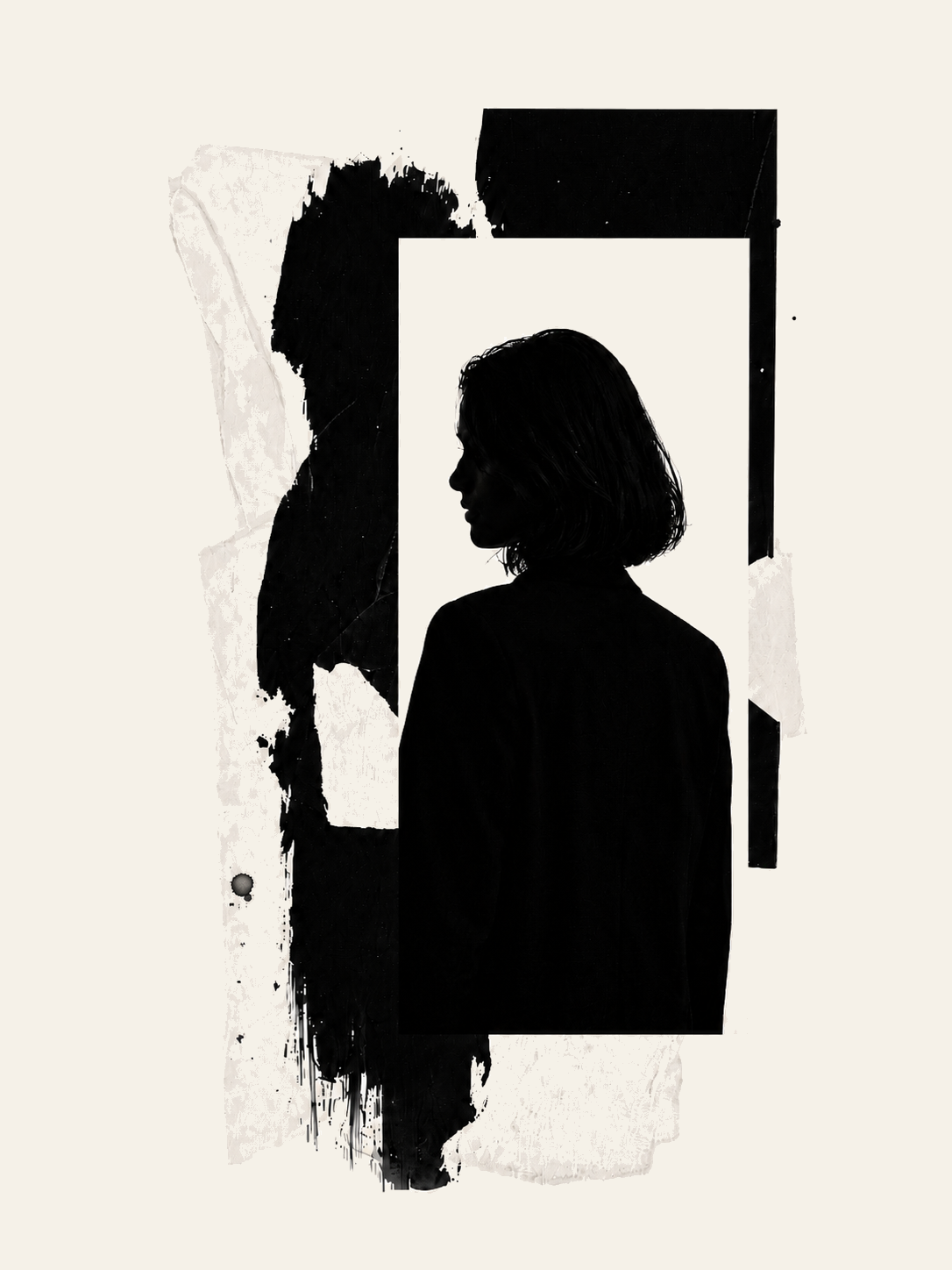 Editorial portrait collage